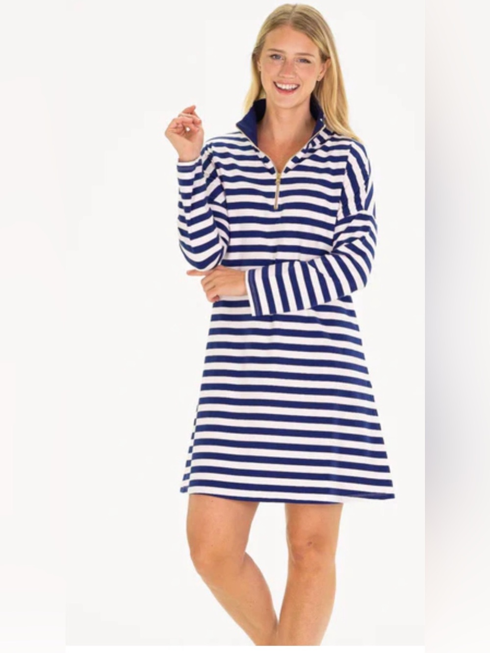 NWT Duffield Lane Striped Prescott Dress - Size Medium